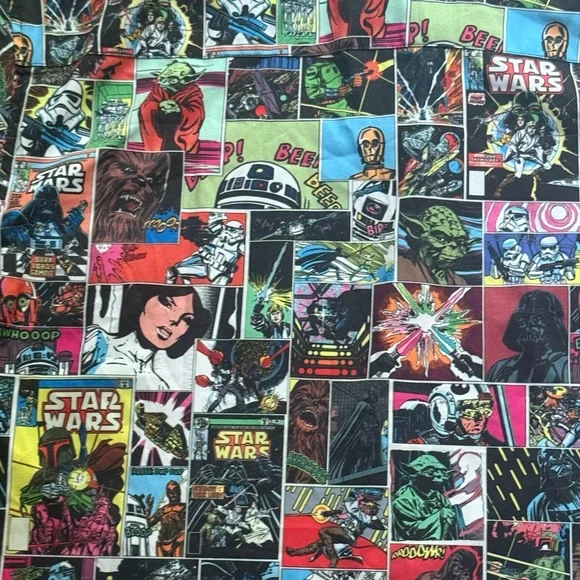 RSVLTS Star Wars shirt comic to the dark side Button Up Shirt Size Large L - Picture 16 of 16